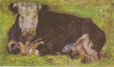 Liggende Koe door Vincent van Gogh